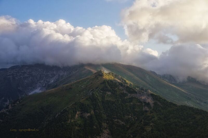 горы лагонаки нагой чук цица Непогода идёт... фото превью