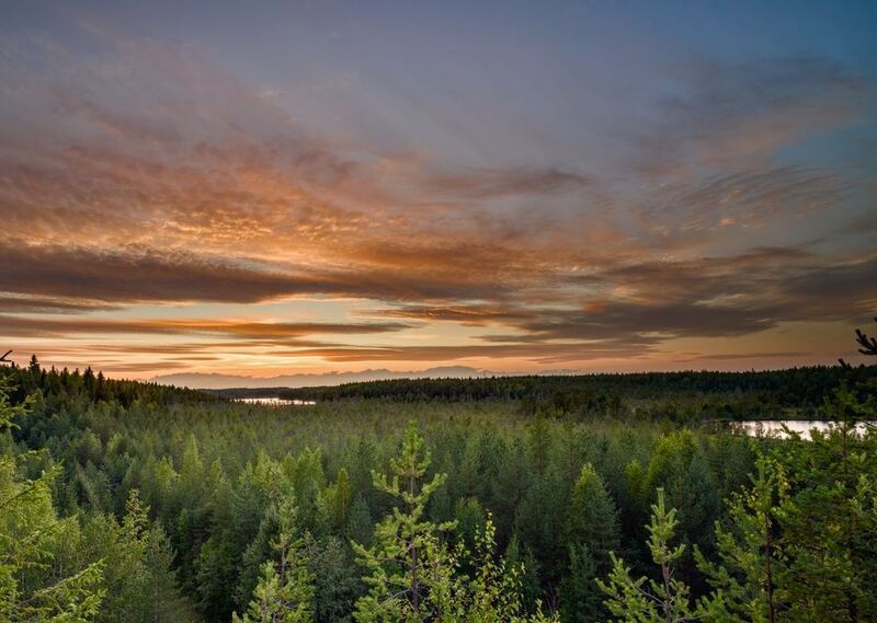 Закат фото превью