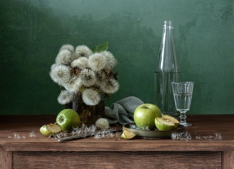 Увядшие одуванчики фото превью