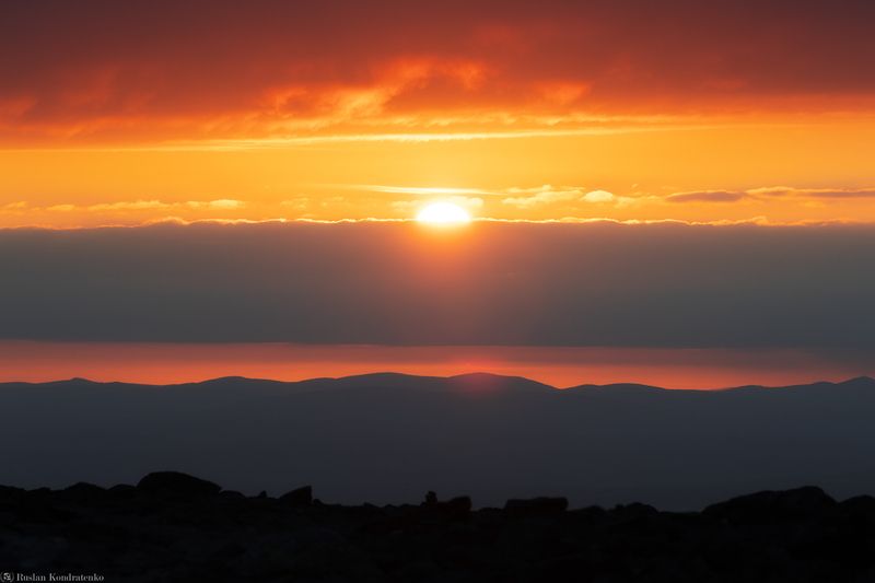 Закат в Ловозерских Тундрах фото превью
