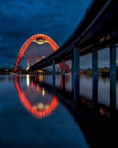 Вечерний Живописный мост