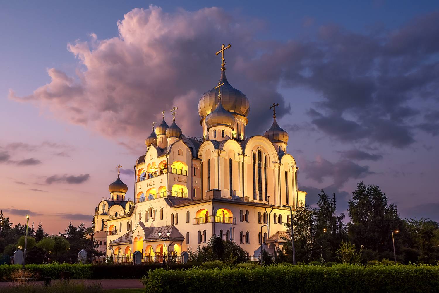 санкт-петербург, питер, город, закат, городской закат, облака, храм, архитектура, Zakharov Armen