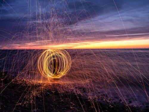 Sparling sunset