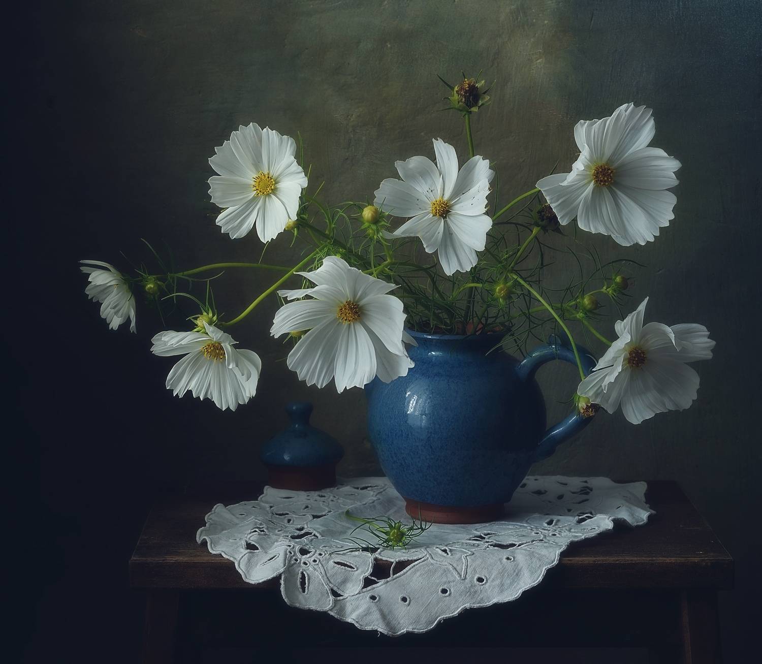 натюрморт,космея,цветы,букет,лето, Наталия К