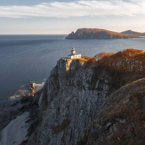 Маяк Балюзек. Приморский край.