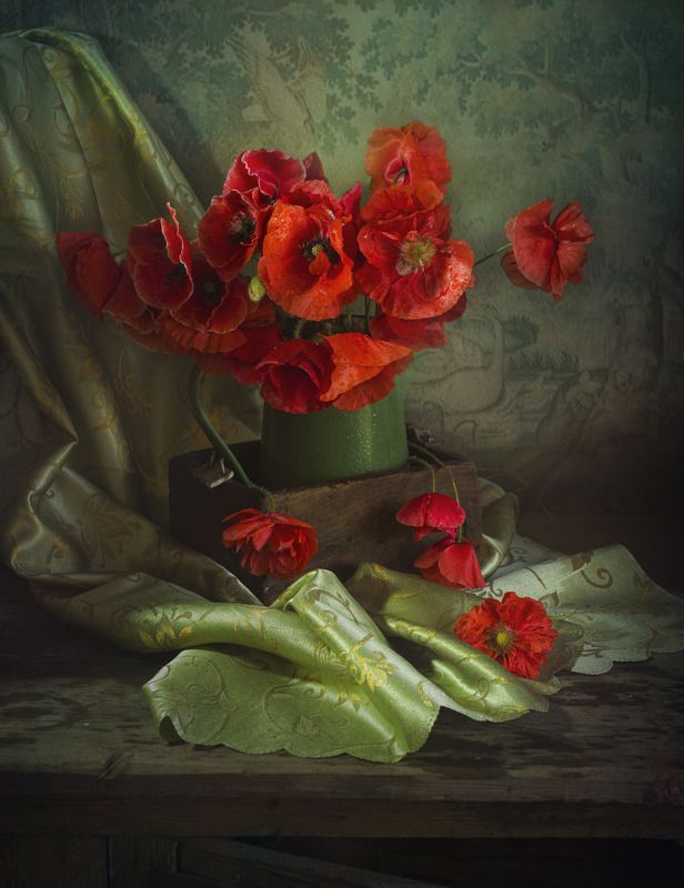 маки, ящик, драпировка МАКИ фото превью