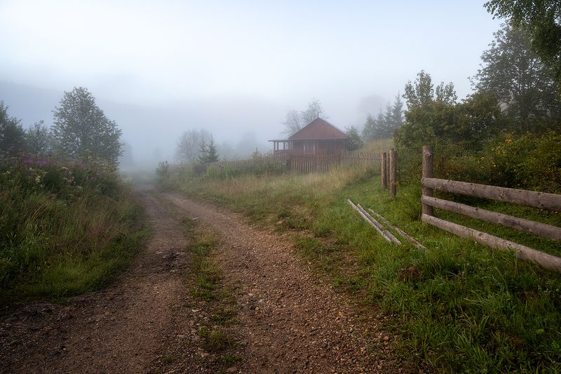 пермский край, пейзаж, рассвет, красота природы, поле, лето, река, природа, дикая природа, койва, лес, усть-койва Утро на Койве фото превью