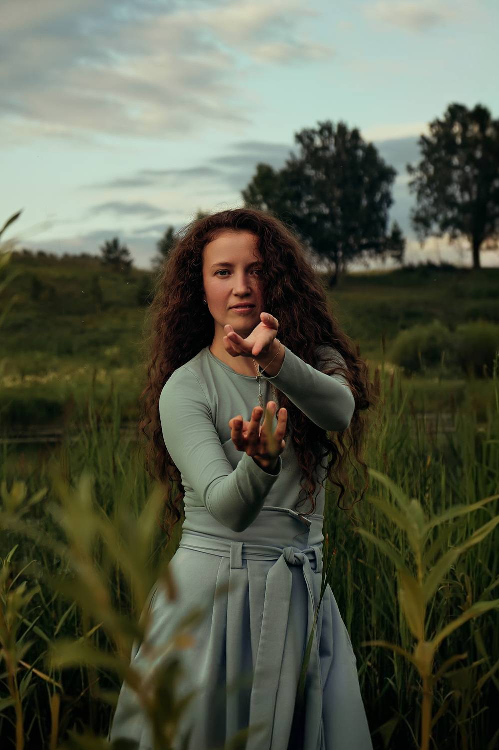 наяда, у озера, Мария Колчанова