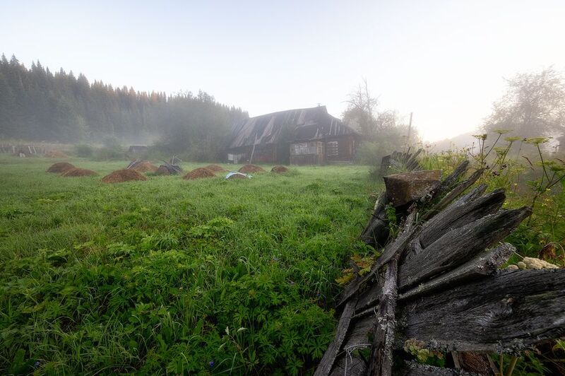 пермский край, пейзаж, рассвет, красота природы, поле, лето, река, природа, дикая природа, койва, лес, усть-койва Забвение фото превью