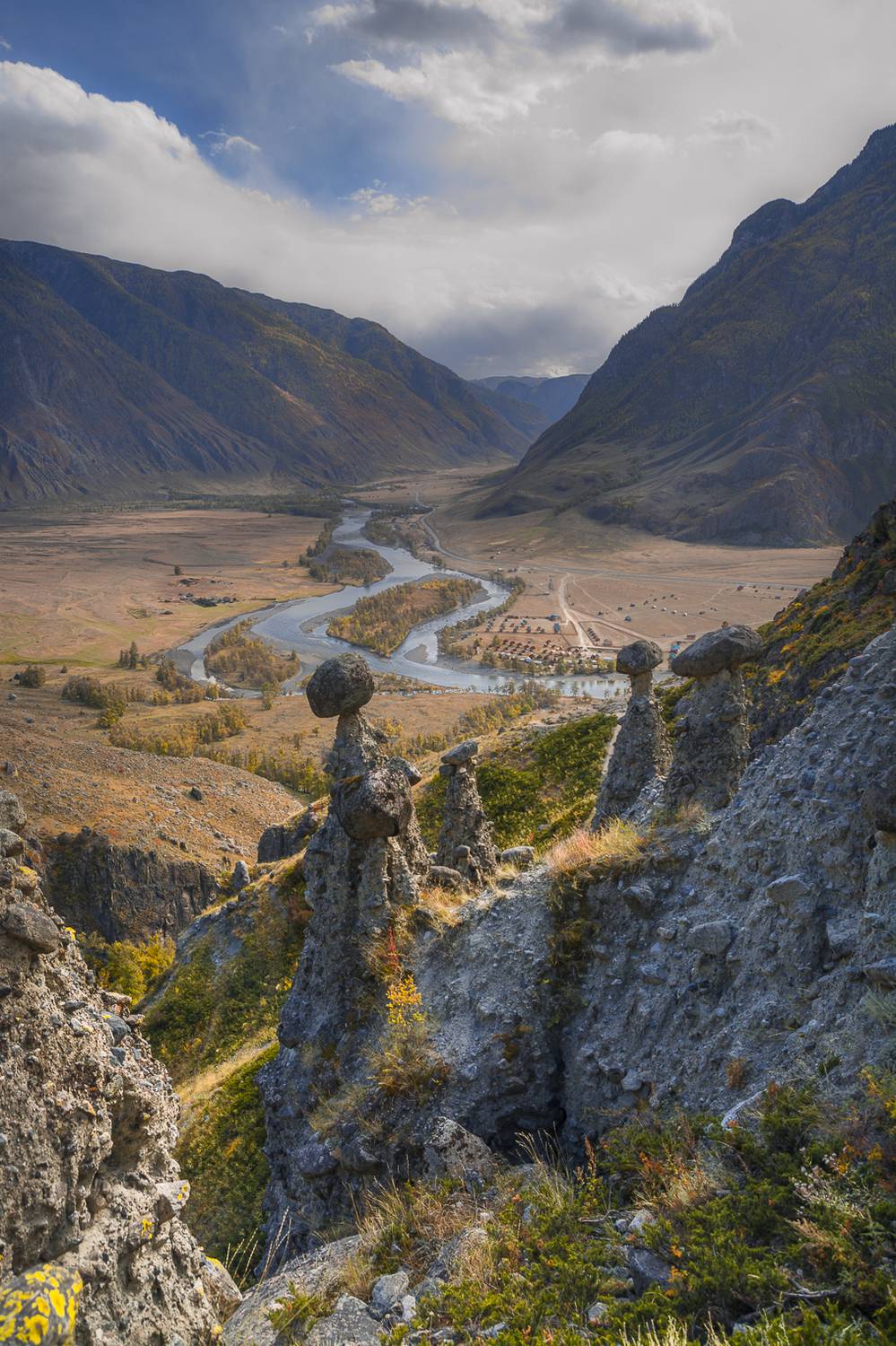 россия, горный алтай,осень, каменные грибы, Поляков Андрей