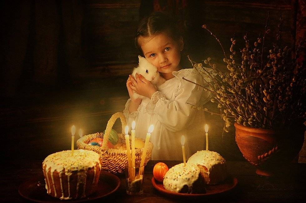 Пасха,яйцо,праздник,кулич,девочка,дети,верба,свеча,счастье,кролик, Марина Володько