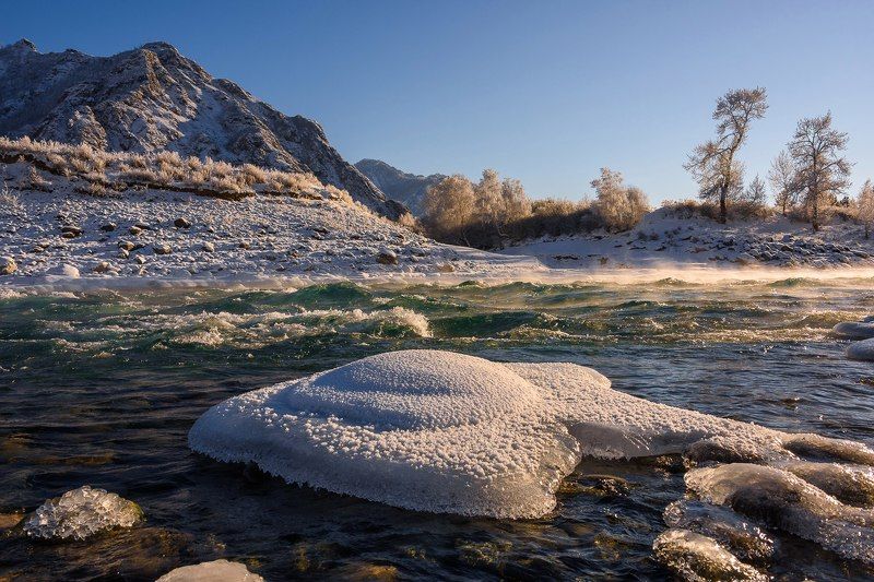 катунь, горный, республика, алтай, природа, пейзаж Река Катунь, Горный Алтай. фото превью