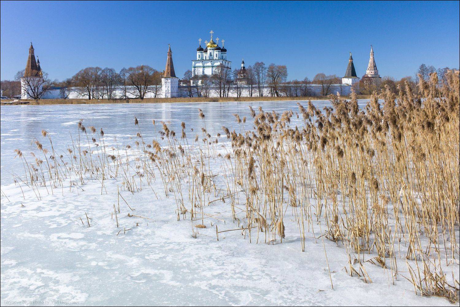 Россия, Теряево, Волоколамский, район, Иосифо, Волоцкий, монастырь, весна, март, лед, снег, Юрий Дегтярёв