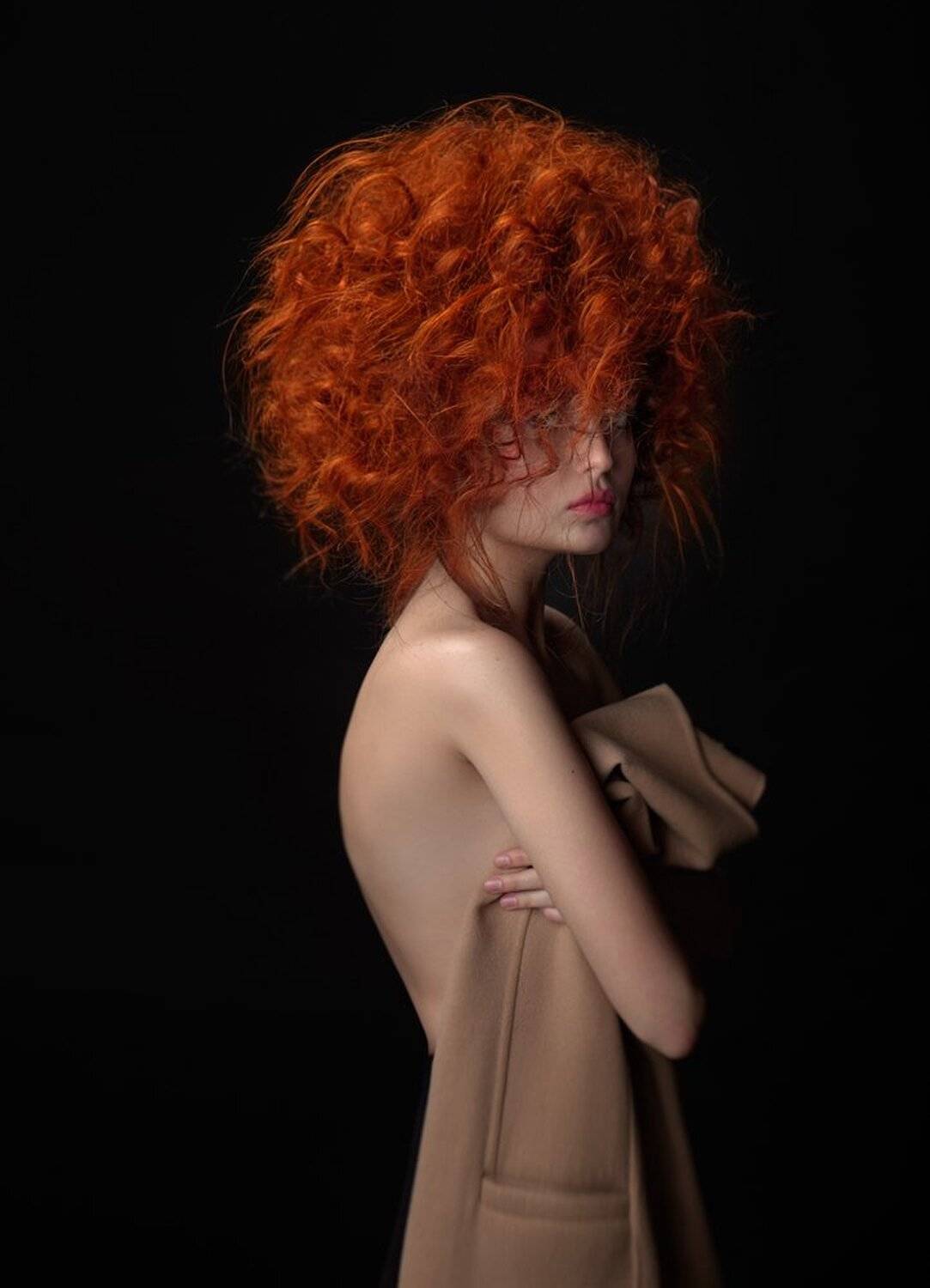 Девушка, Портрет, Рыжая, Семен Евлантьев