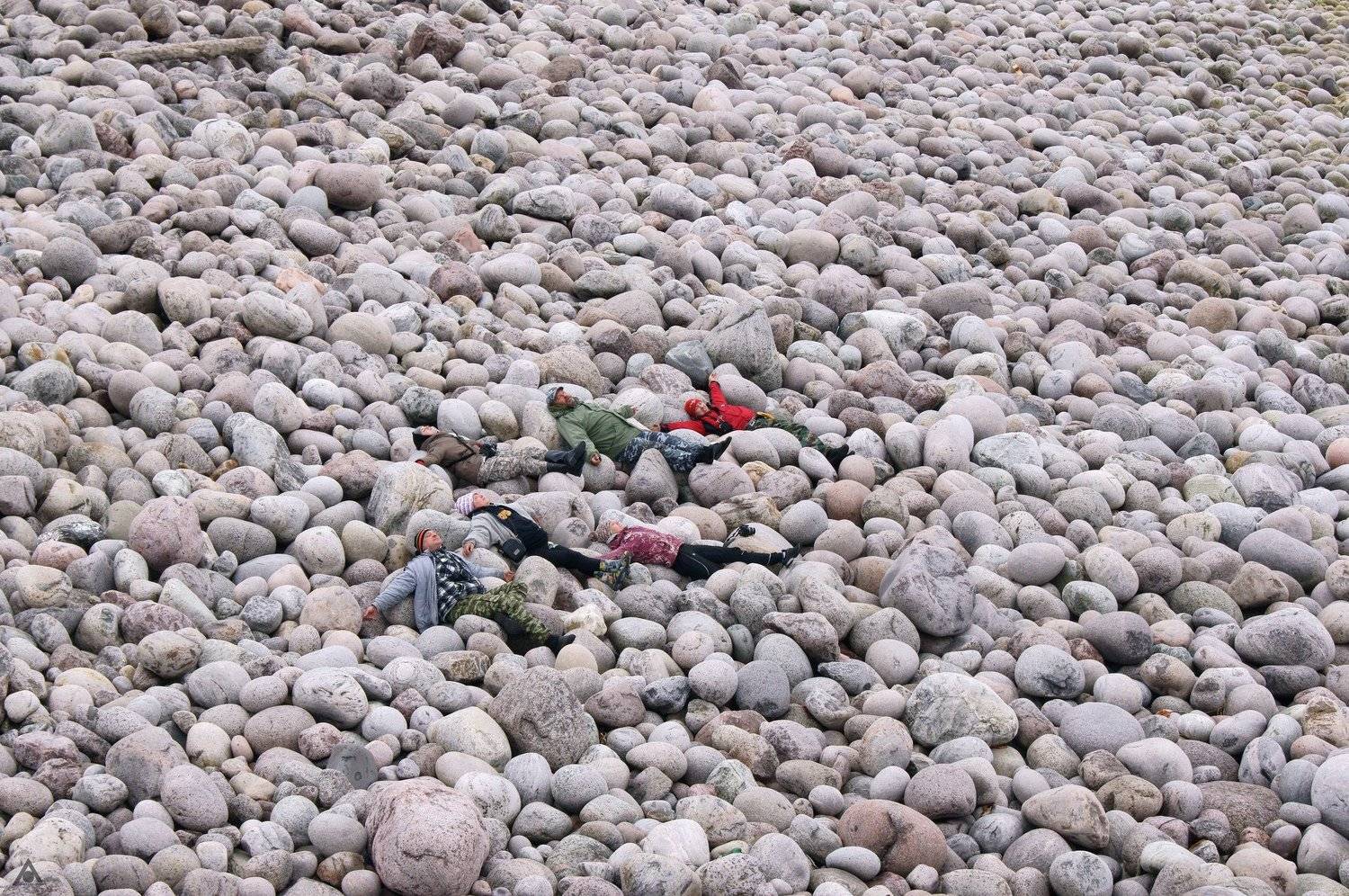 Галька, Лилипуты, Пляж, Териберка, Ольга Аристова