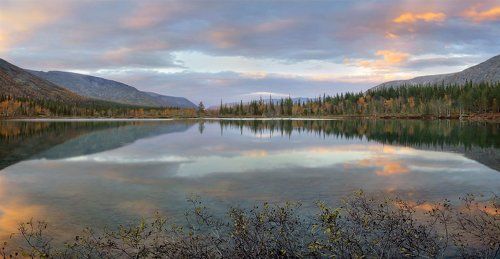 Осенний вечер в Хибинах..