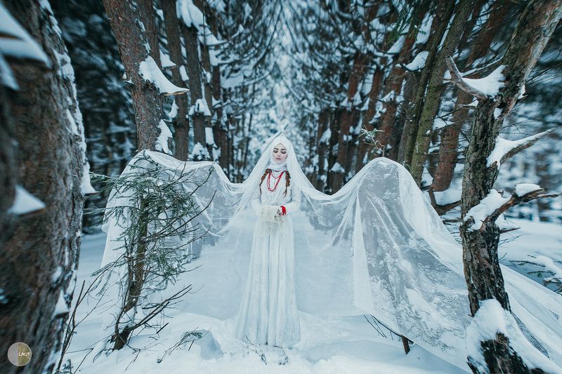 olgalaut портрет лес творческая фотосессия Алина фото превью