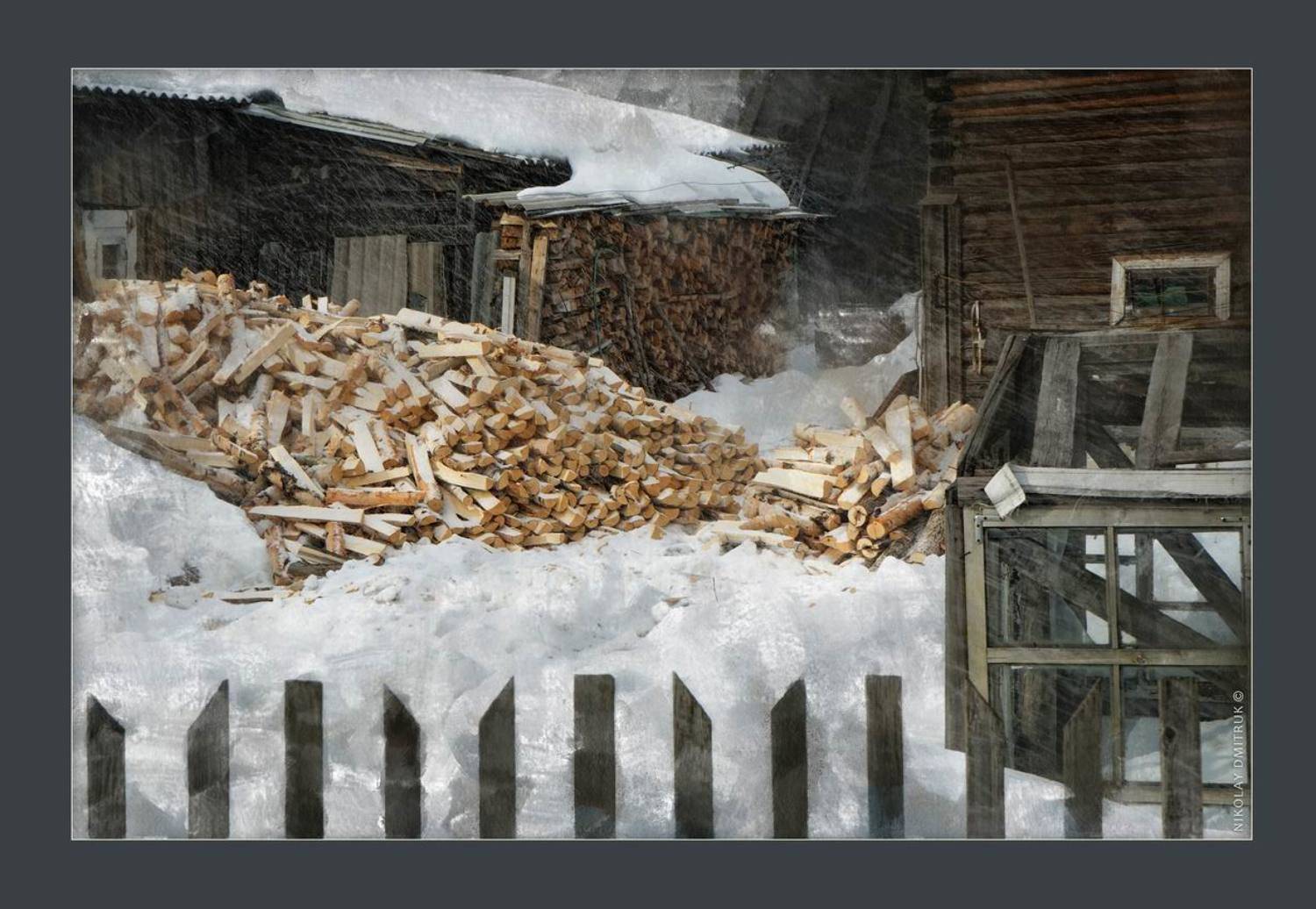 Деревня, Музыка, Остальное, Снег, николай дмитрук