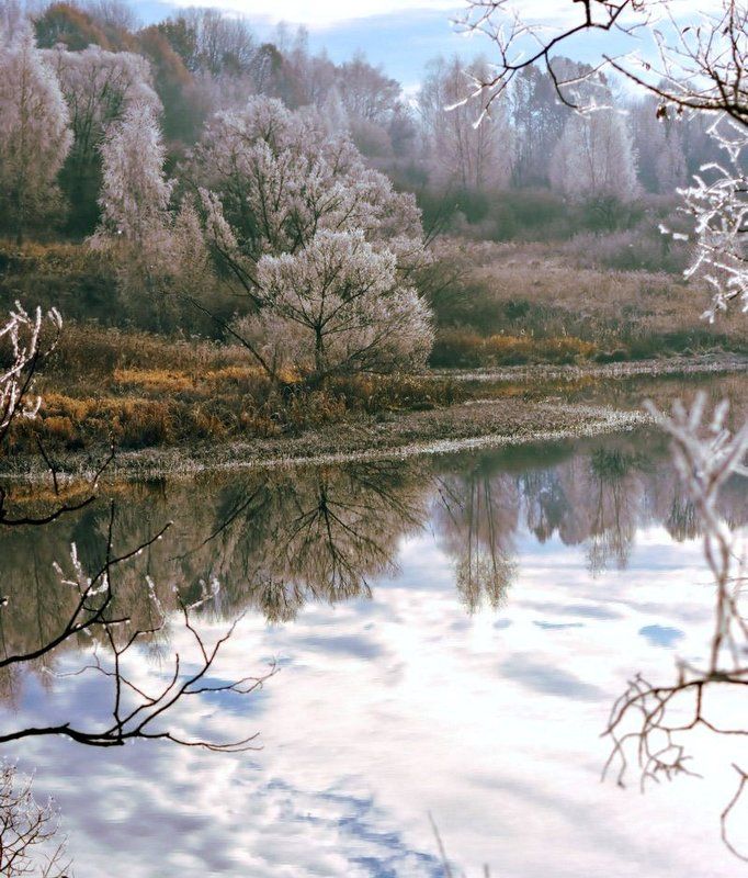 зимняя открытка фото превью