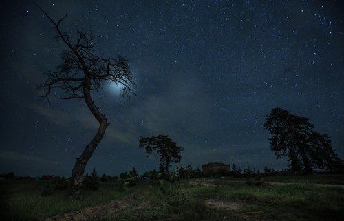 деревня Сельцы и... двойная экспозиция