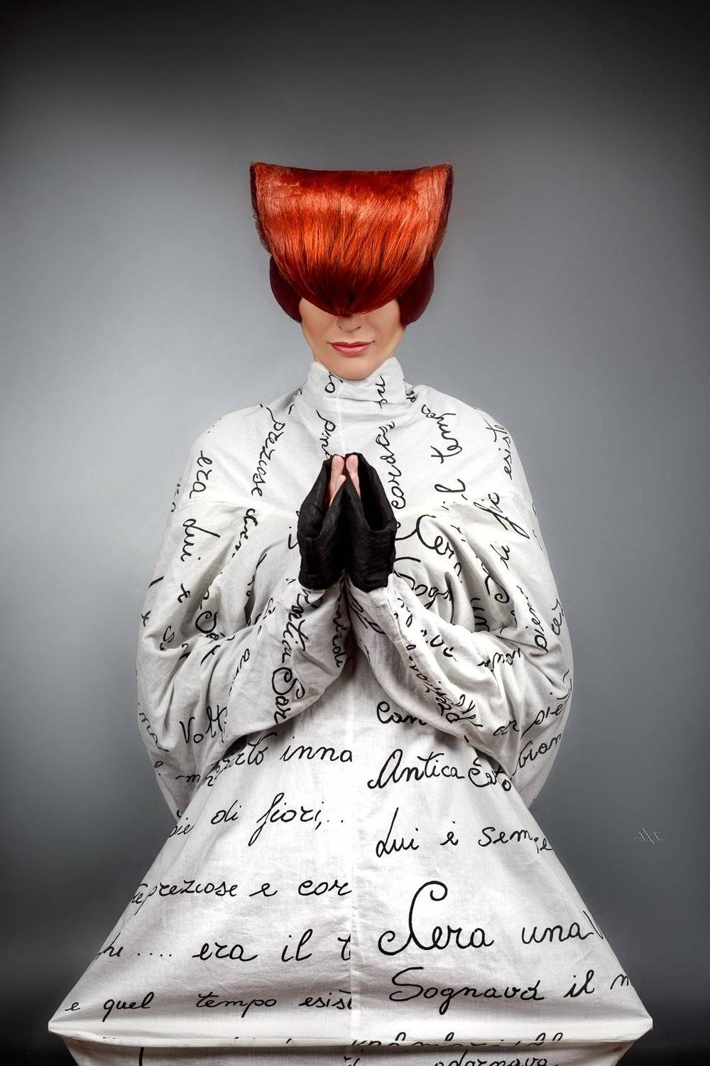 Dress, Portrait, Redhead, Studio, Woman, Руслан Болгов (Axe)