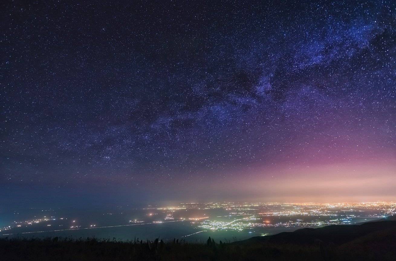 Звездная ночь, Млечный путь, Ночное небо, Ушконыр, Ольга Кулакова