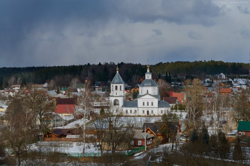 верея, храмы россии Верея. Богоявленская церковь в Заречье (или храм во имя Космы и Дамиана) 1777 г. фото превью