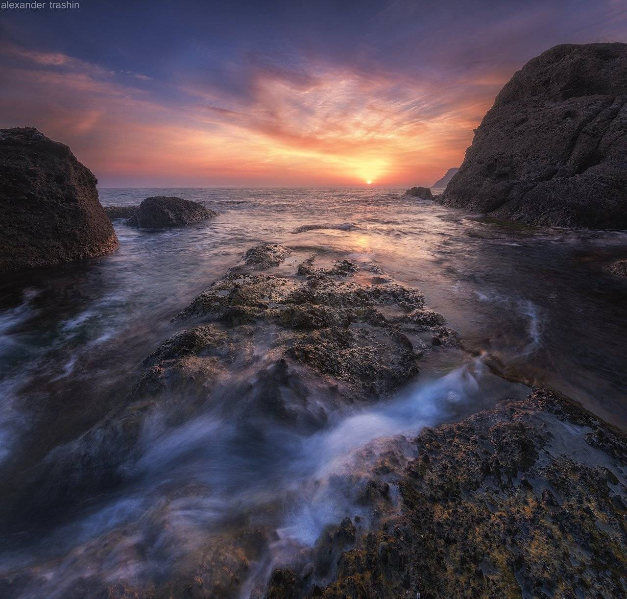 балаклава, закат, крым, Александр Трашин