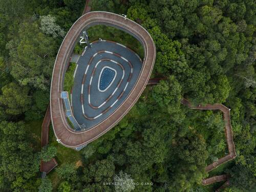 Aerial view of Longgang