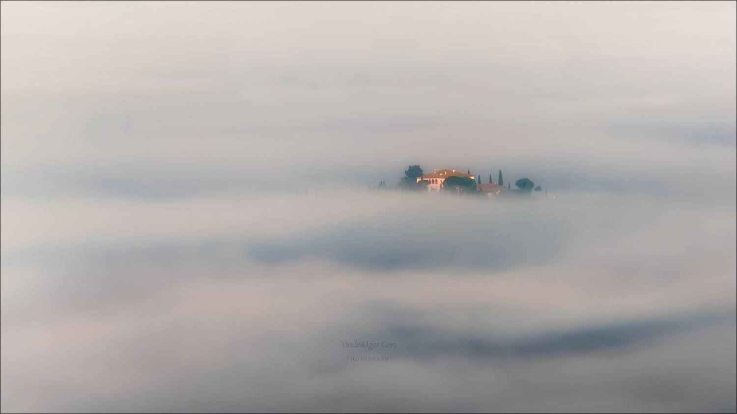 italy,монтальчино,italia,podere,италия,тоскана,кипарис,toscana,осень,tuscany,cipressi,belvedere,туман,минимализм, Гори Василий