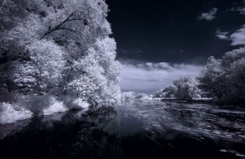 infrared, ик-фото, инфракрасное фото, инфракрасная фотография, пейзаж, лето С отражениями жаркого лета фото превью