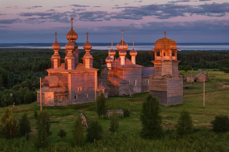 ворзогоры Июльский вечер в Ворзогорах... фото превью