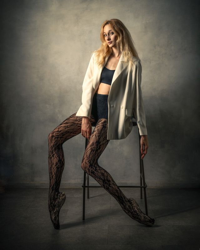 девушка, портрет, боди, балет, балерина, пуанты Балерина фото превью