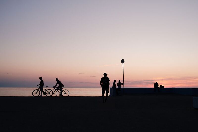 северодвинск, ягры, пляж, белое море, Синий цвет на час фото превью