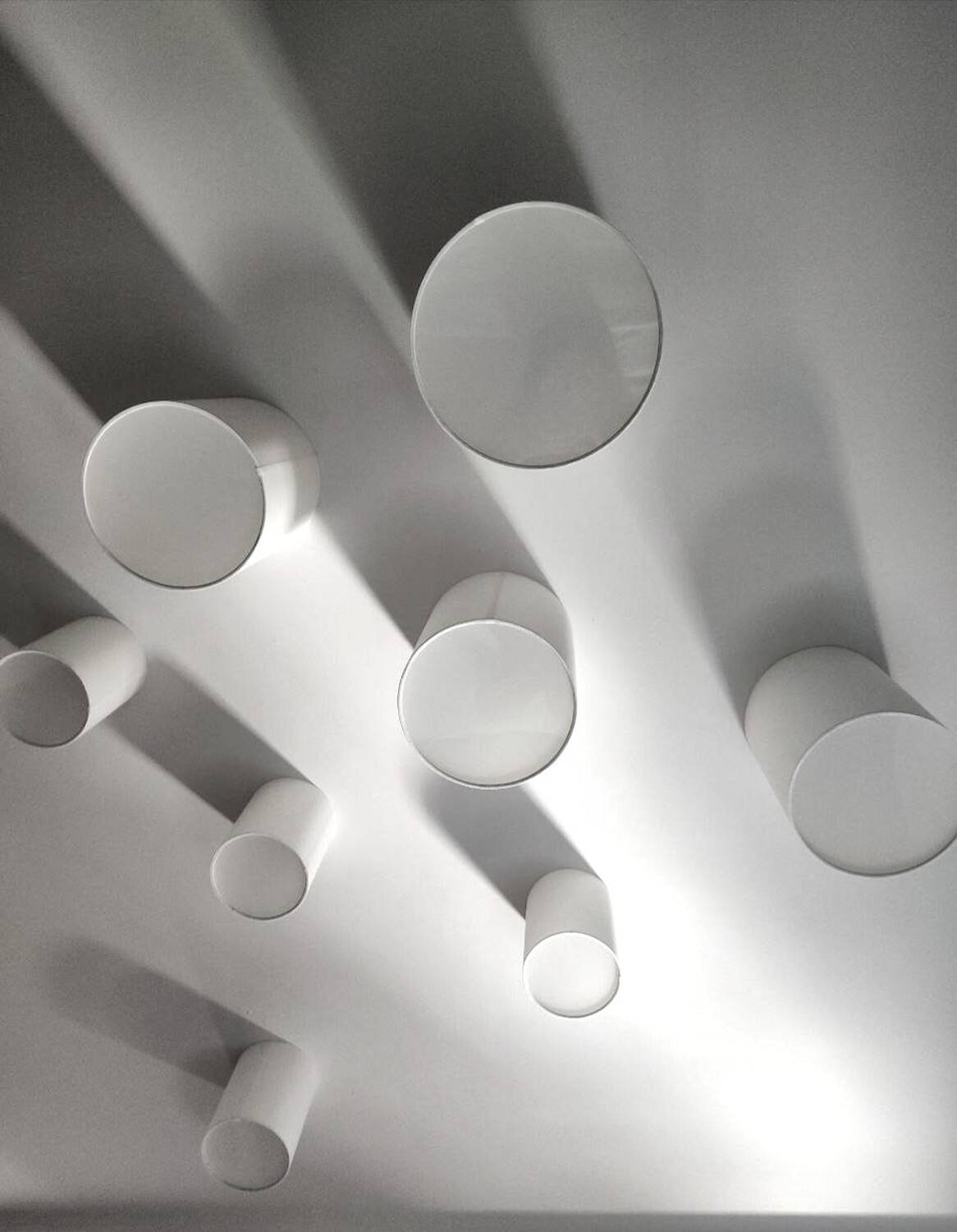 b&w, abstract, minimalism, ceiling, Karina Yakovleva