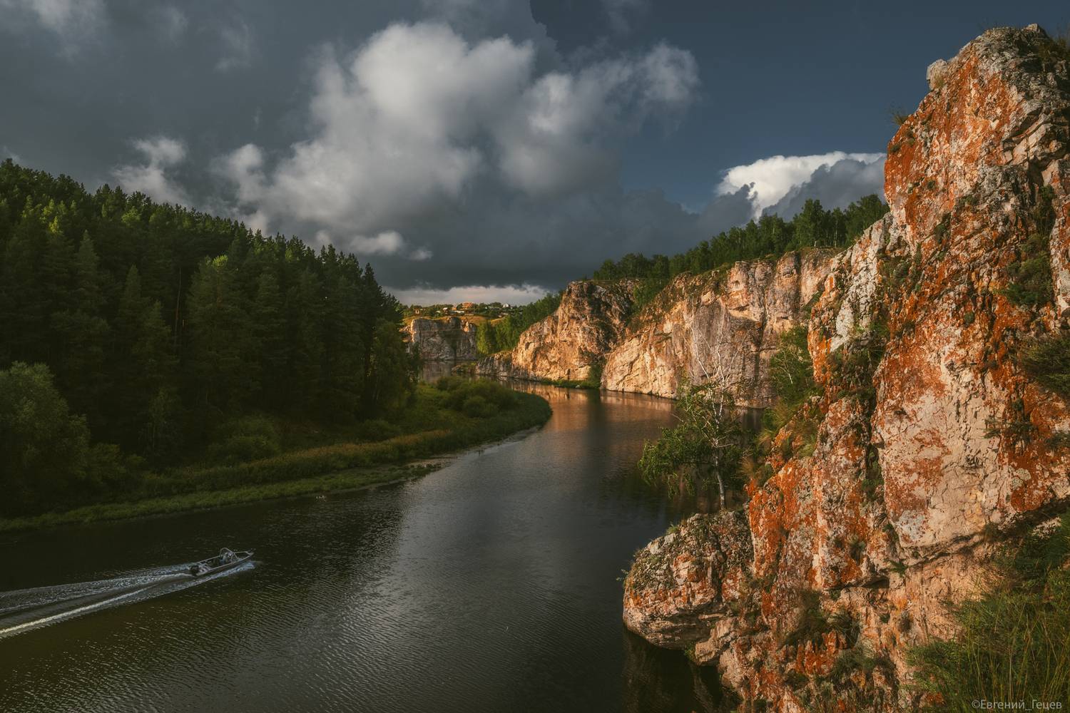 пейзаж, река, исеть, скалы, урал, Евгений Гецев