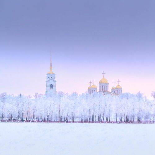 Snowy touch of winter