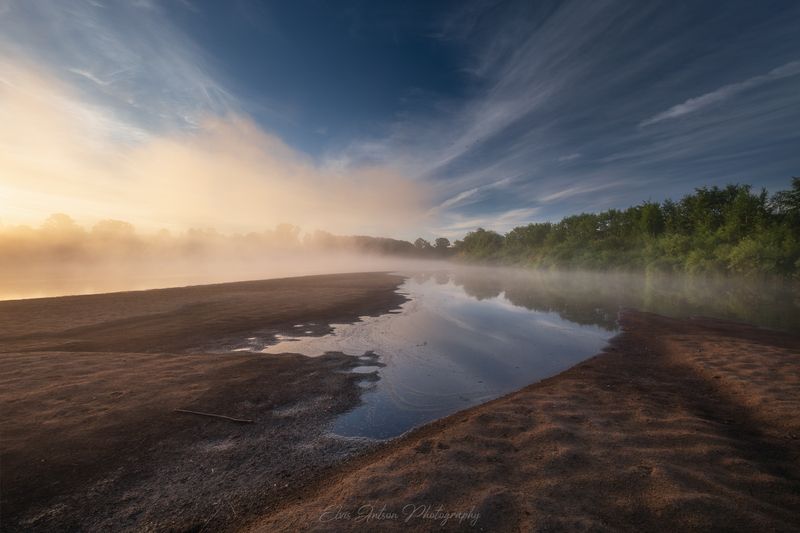 Волшебство раннего утра на реке Унжа фото превью