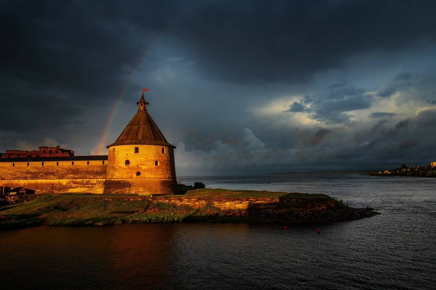 abashkin sergey, абашкин сергей, природа, forest, nature, пейзаж, радуга, гроза, река, нева, россия, облака,  орешек, питер, санкт-петербург, Абашкин Сергей