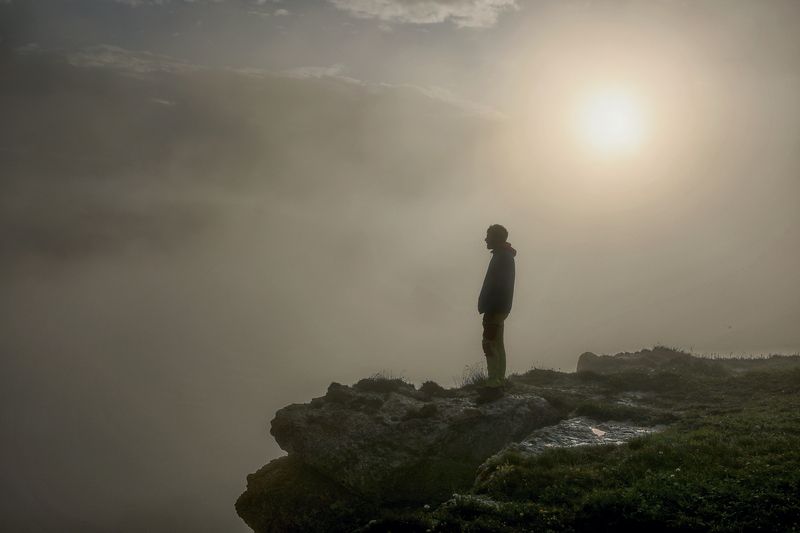 В тумане фото превью