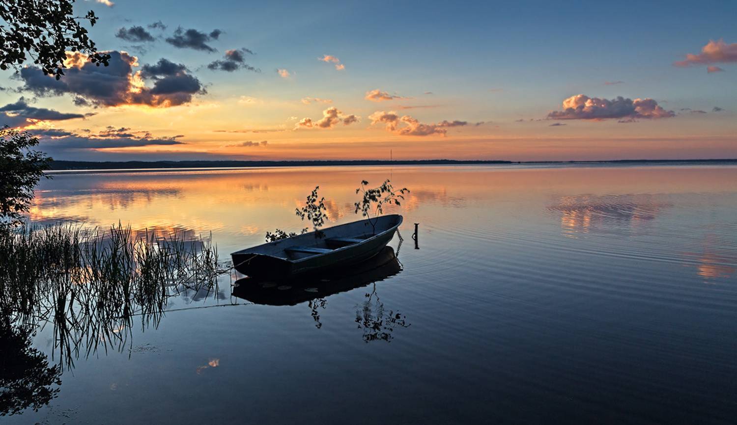 озеро, нарочь, лето, утро, Борис Новиков