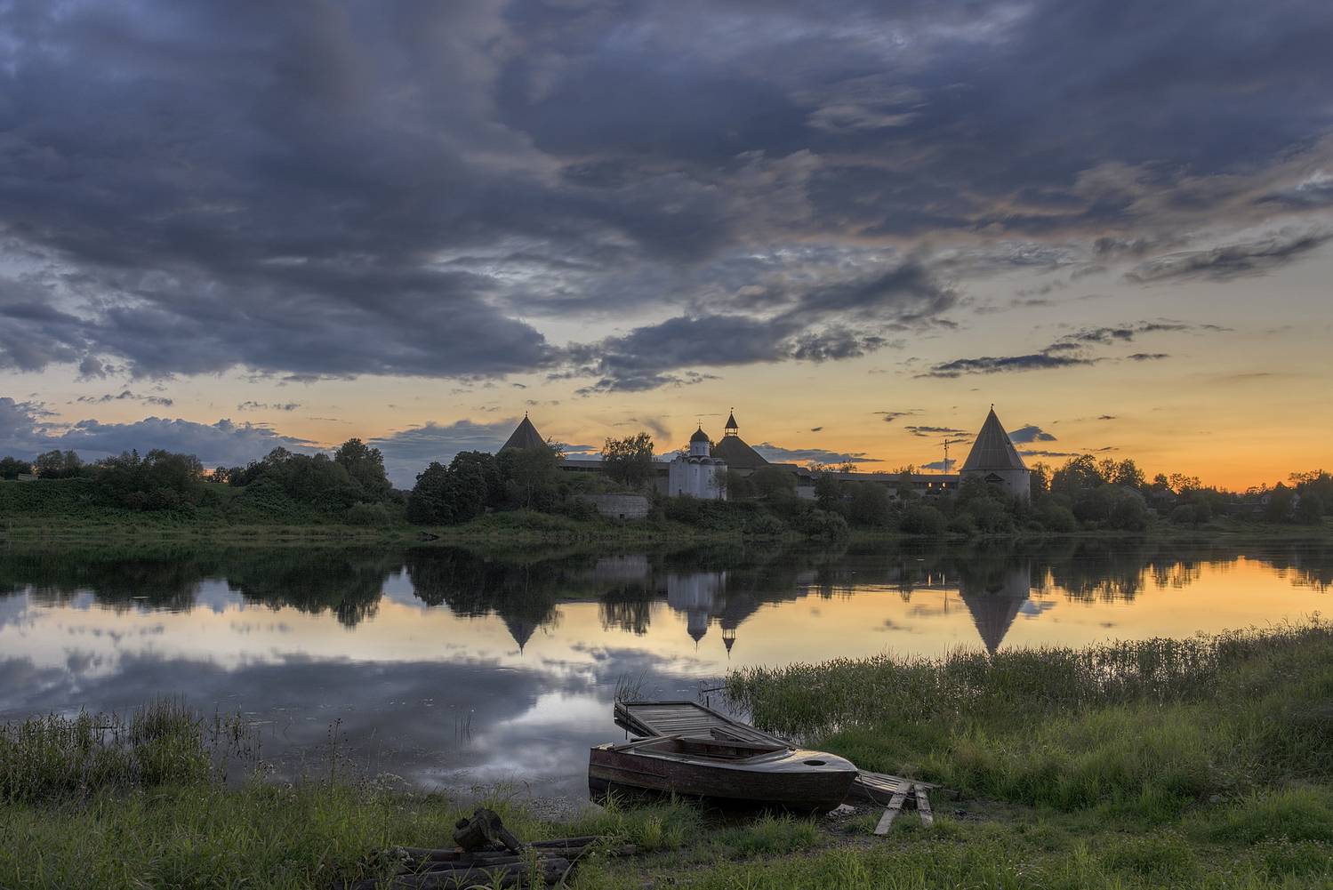 лето, река, ккрепость, Гармашов Сергей