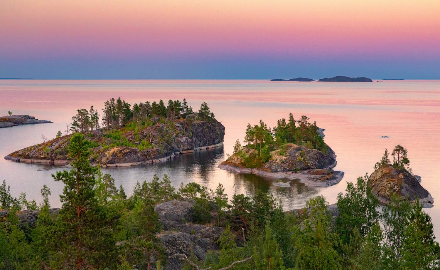 abashkin sergey, абашкин сергей, природа, forest, nature, пейзаж, озеро, ладога, остров, облака,  острова, скалы, небо,  россия, Абашкин Сергей