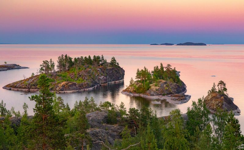abashkin sergey, абашкин сергей, природа, forest, nature, пейзаж, озеро, ладога, остров, облака,  острова, скалы, небо,  россия Острова фото превью