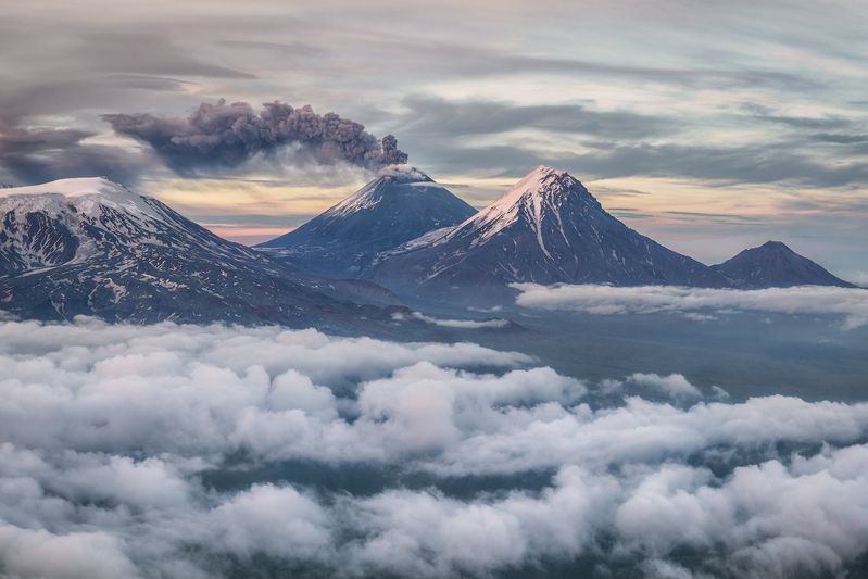 камчатка Извержение Ключевской (август 2025) фото превью