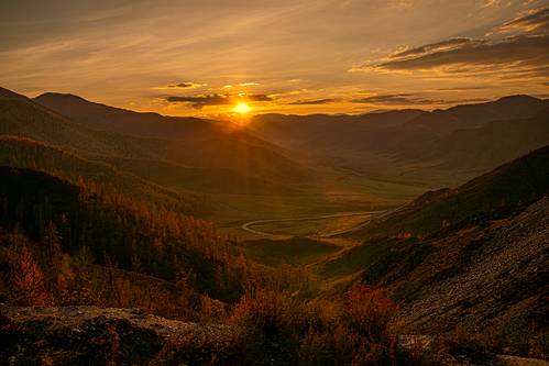 Закат на перевале