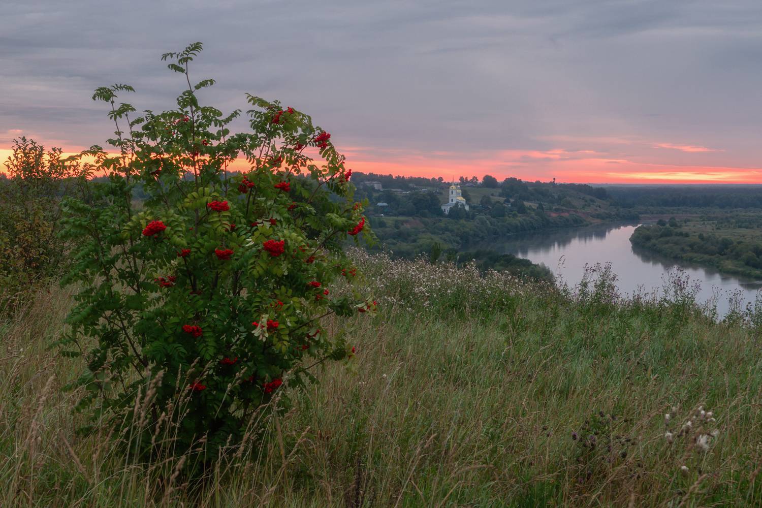 август рябина река церковь, Архипкин Александр