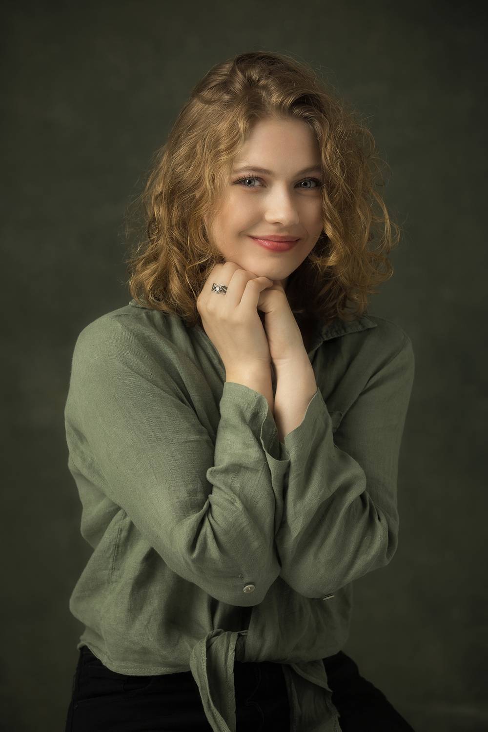 портрет, девушка, Алексей Назаров