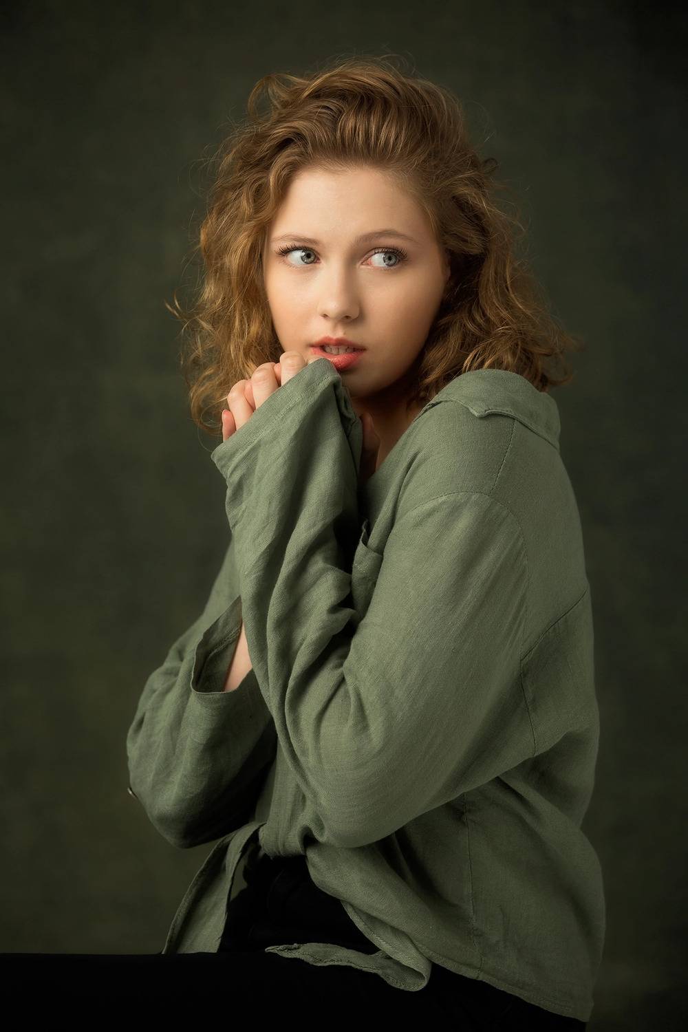 портрет, девушка, Алексей Назаров