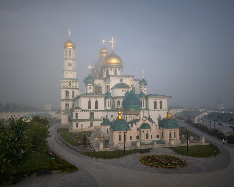 новый  иерусалим, утро, туман Воскресное утро фото превью
